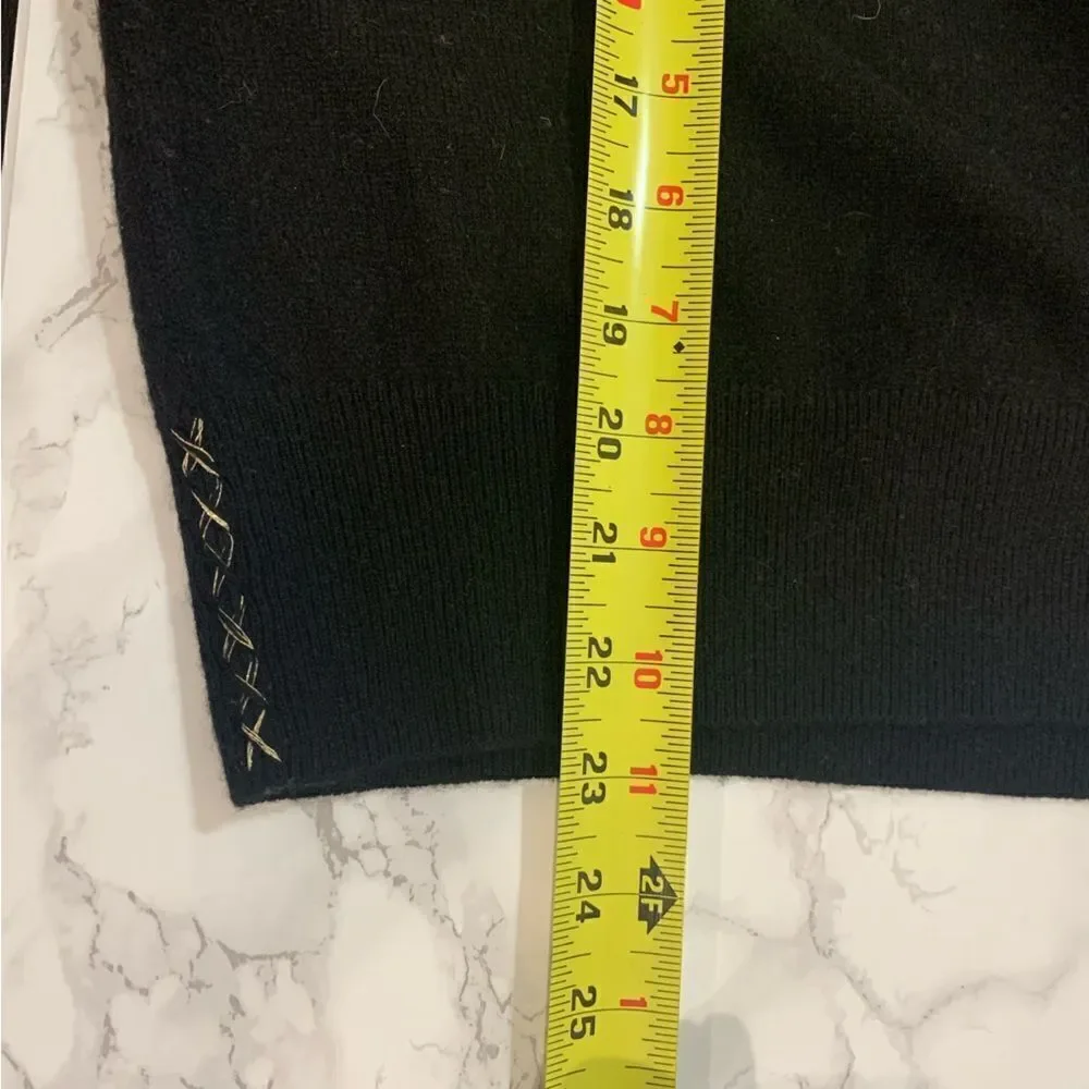 Nordstrom Cashmere Stripes Gold Moon Sweater